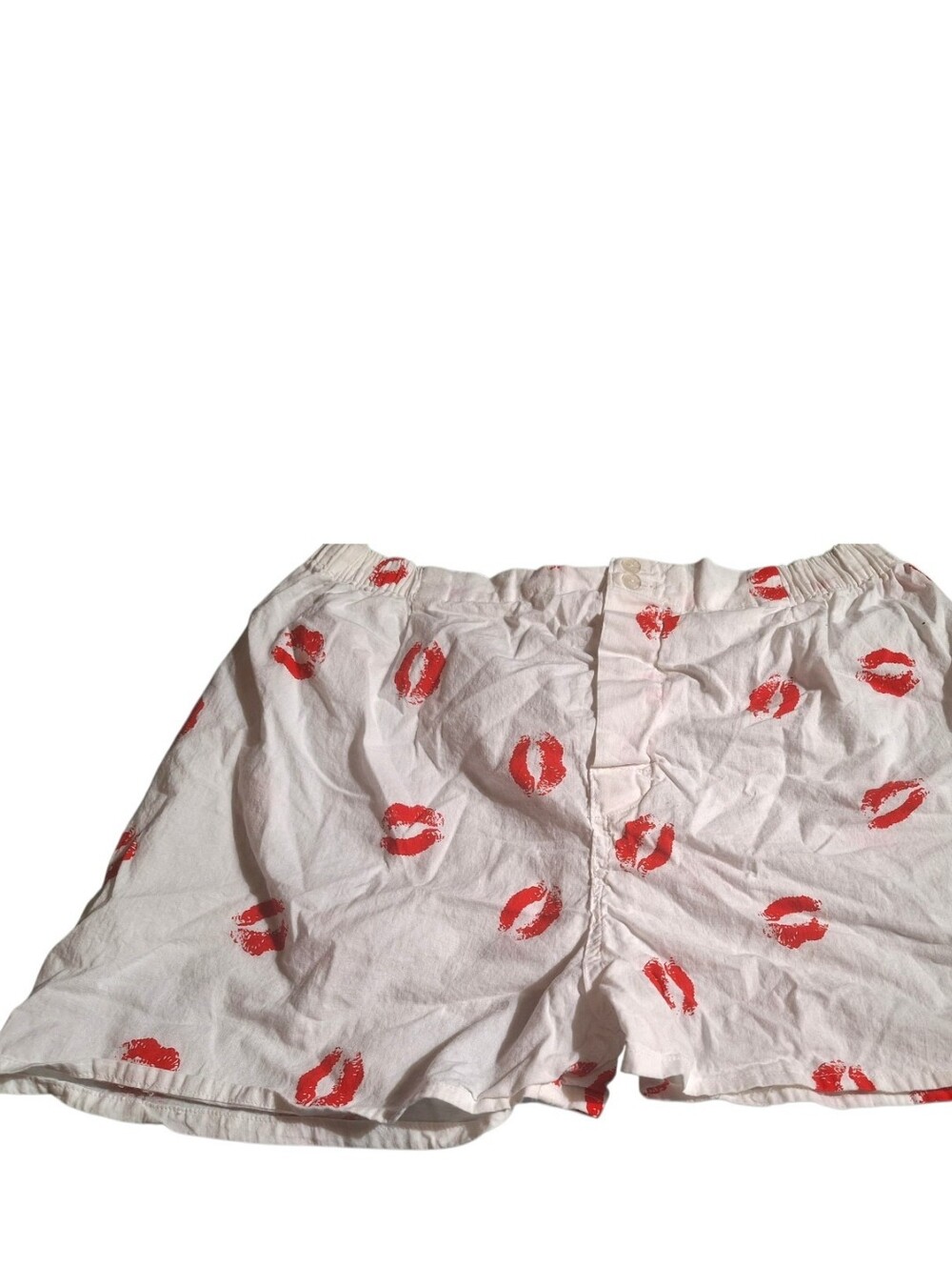 Vintage Addiction Mens Boxer Kissy Lip Austin Powers sz L Sexy Red Hot Lover